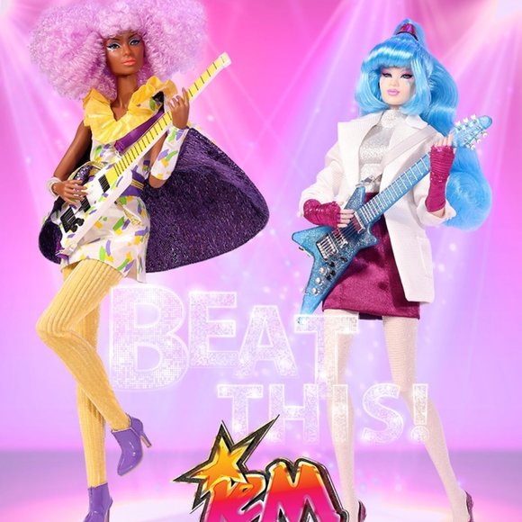 Integrity Toys Jem & the Holograms - Aja Leith Shana Elmsford - Beat This Set - Picture 1 of 16